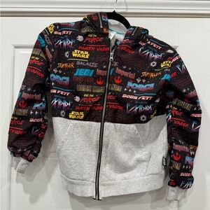 Disney Black and Red Zip-Up Jacket